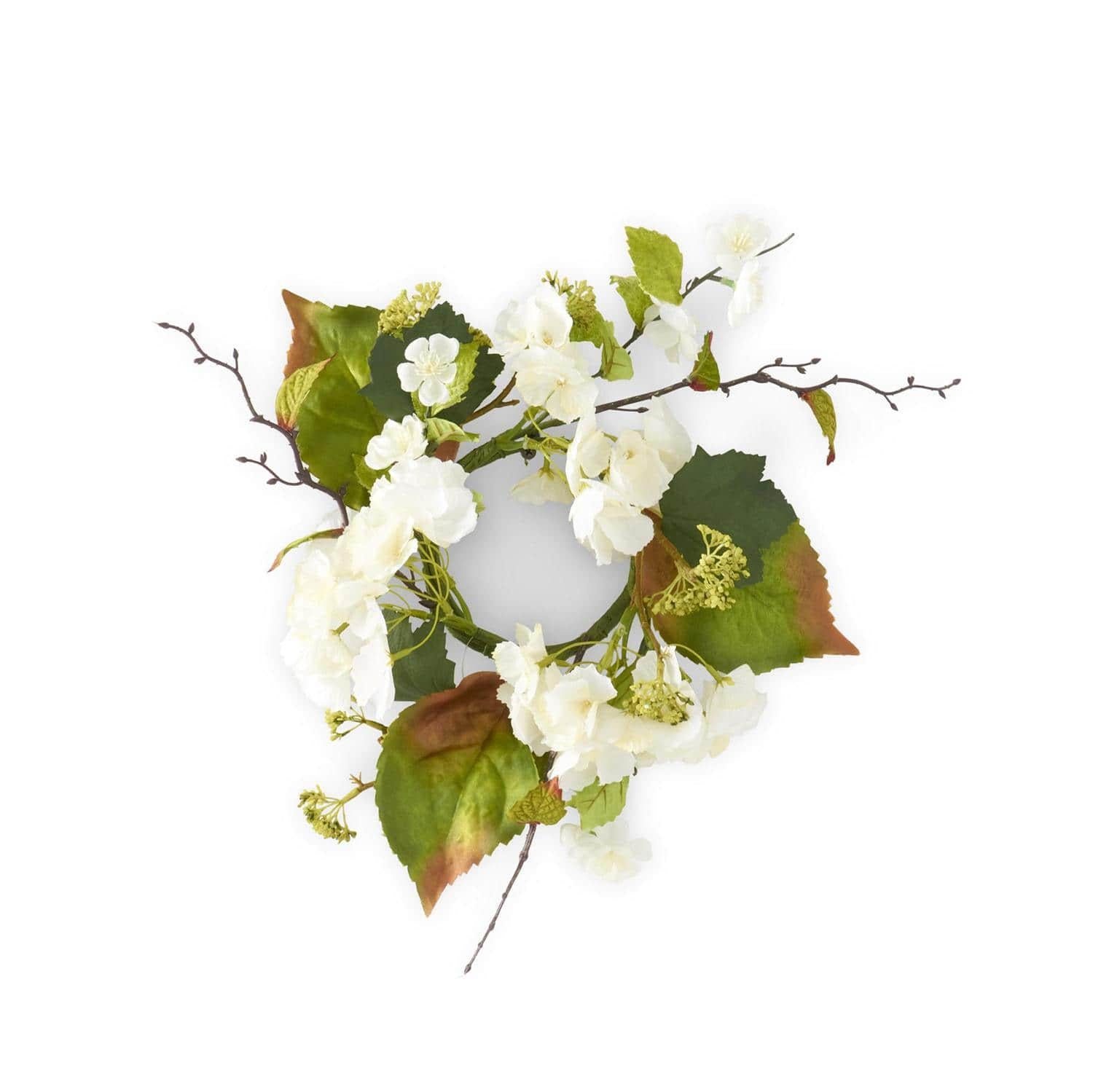 White Hydrangea Accent Ring